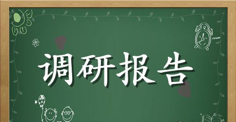 工作调研报告范文4篇