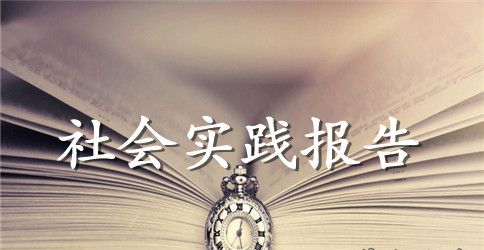 大学生暑假社会实践报告怎么写