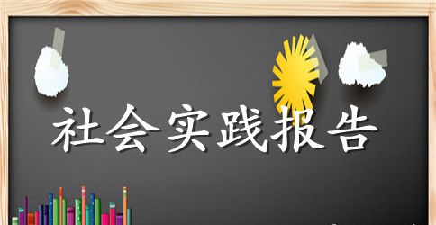 最新的寒假社会实践报告范文