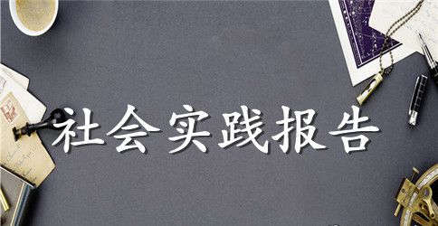 关于暑假社会实践报告例文