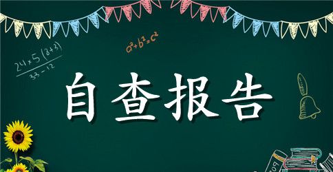 安全大检查自查报告范文