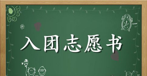 初三入团志愿书格式800字