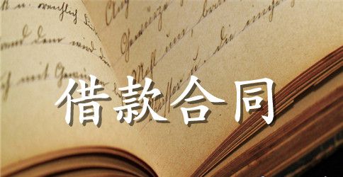 农村信用联社个人借款合同范本两篇