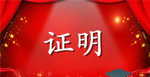 美签工作证明模板