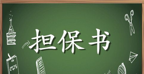 出境担保书范文3篇